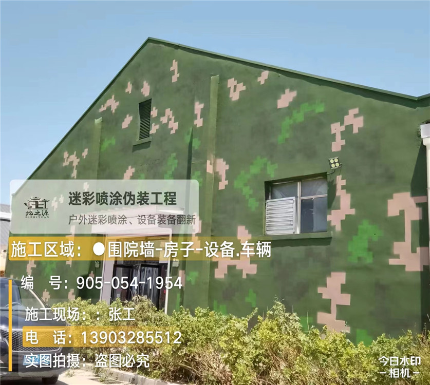 六盘水外墙数码迷彩漆施工报价清单(100㎡标准墙面测算)